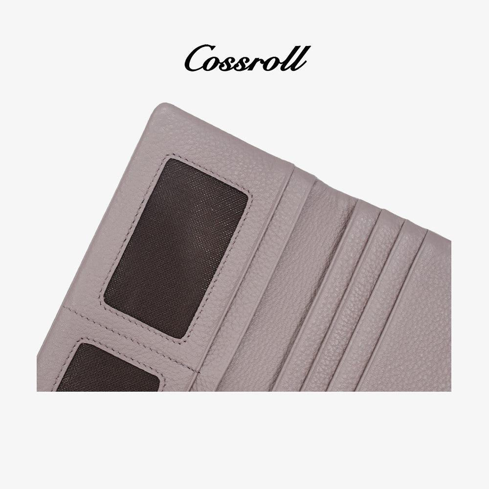 Cossroll Trifold Leather Wallets Supplier