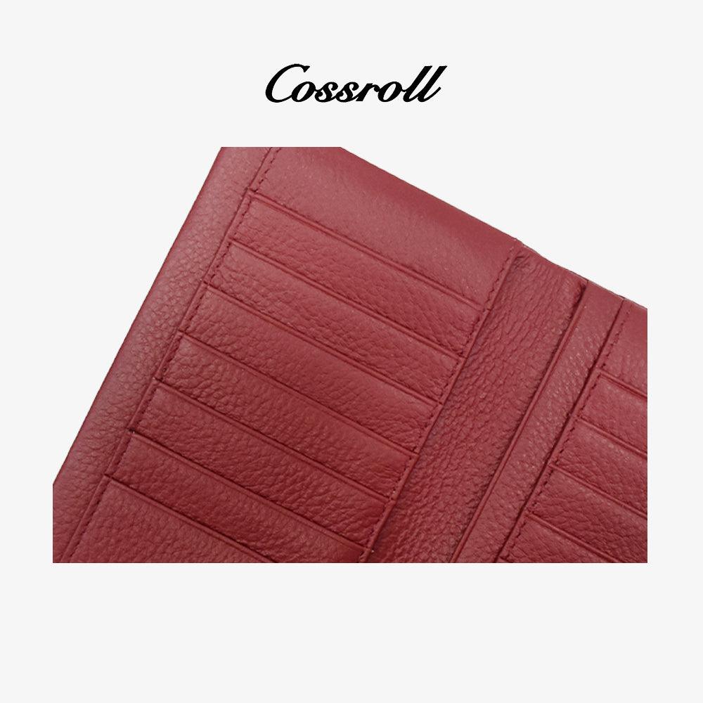 Bifold Leather Women Wallets With Card Slots - cossroll.leather