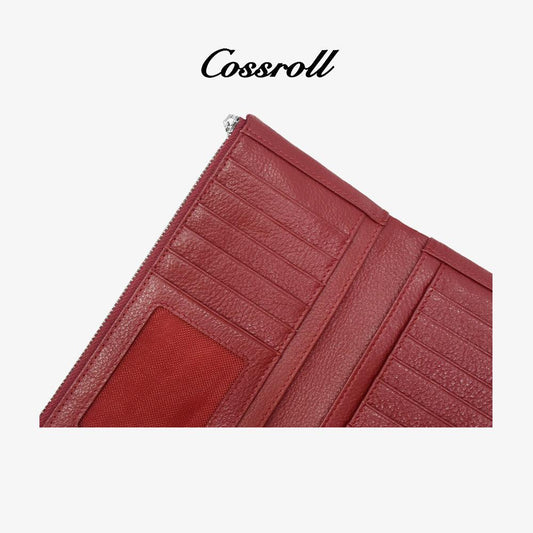 Glossy Clutch Leather Women Wallets Wholesale - cossroll.leather