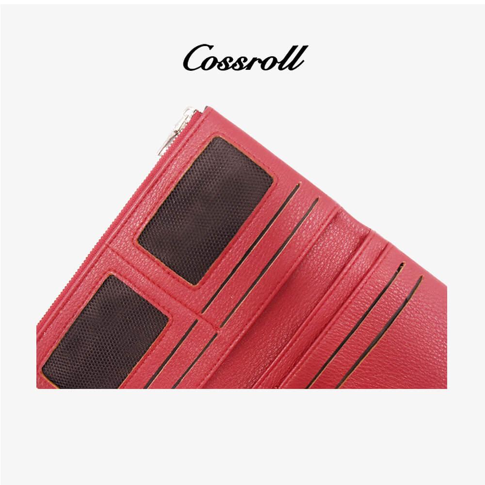 Zipper Wallets Card Slots Bigfold Wholesale Handmade - cossroll.leather