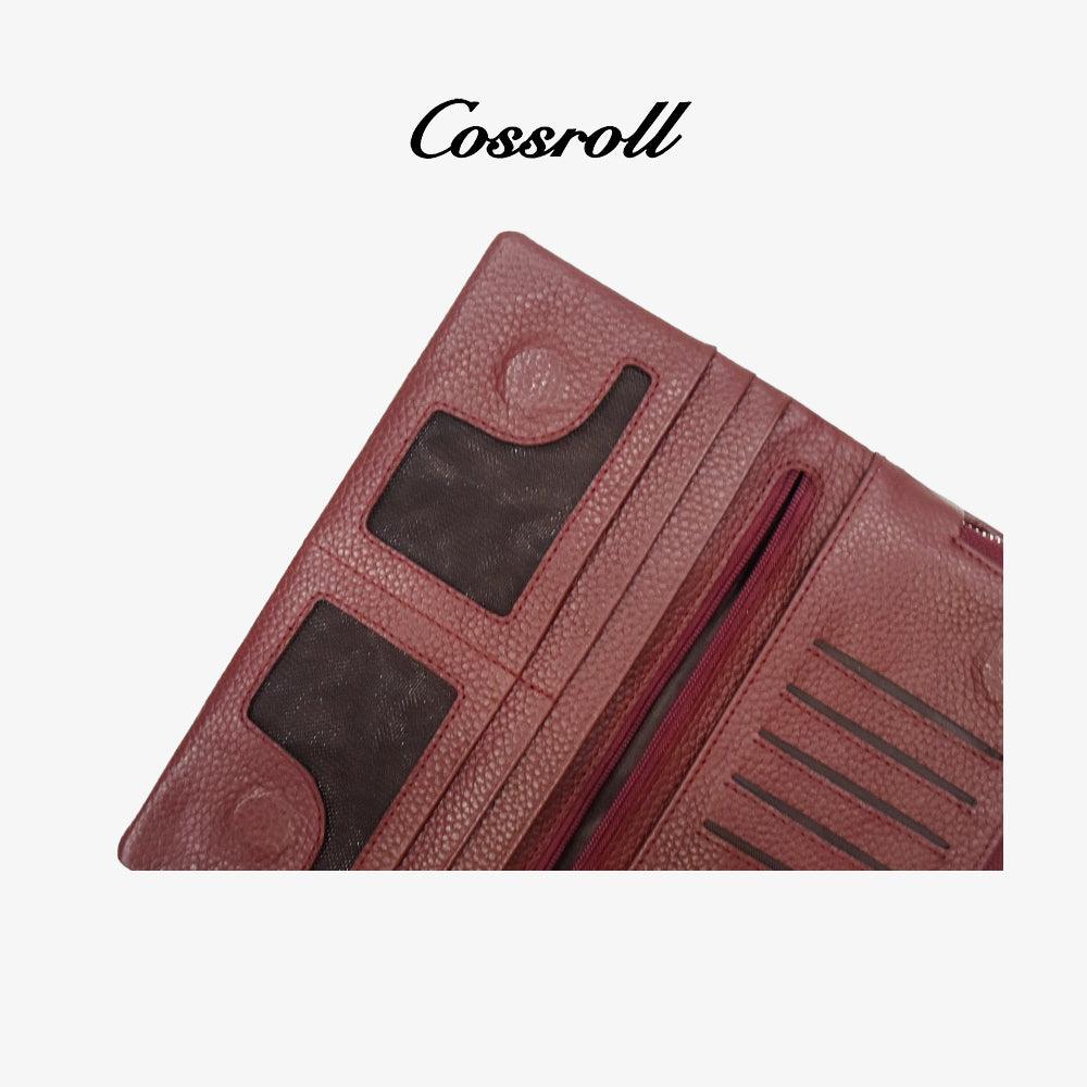 Customized Genuine Leather Wallets Wholesale Card Slots - cossroll.leather