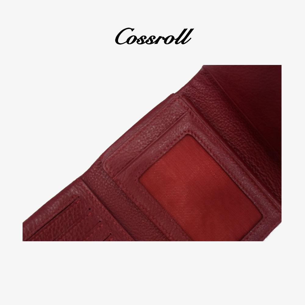 Cossroll Trifold Leather Short Wallets Manufacture