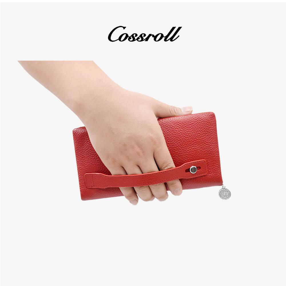 Leather Clutch Zipper Women Wallets For Wholesale - cossroll.leather