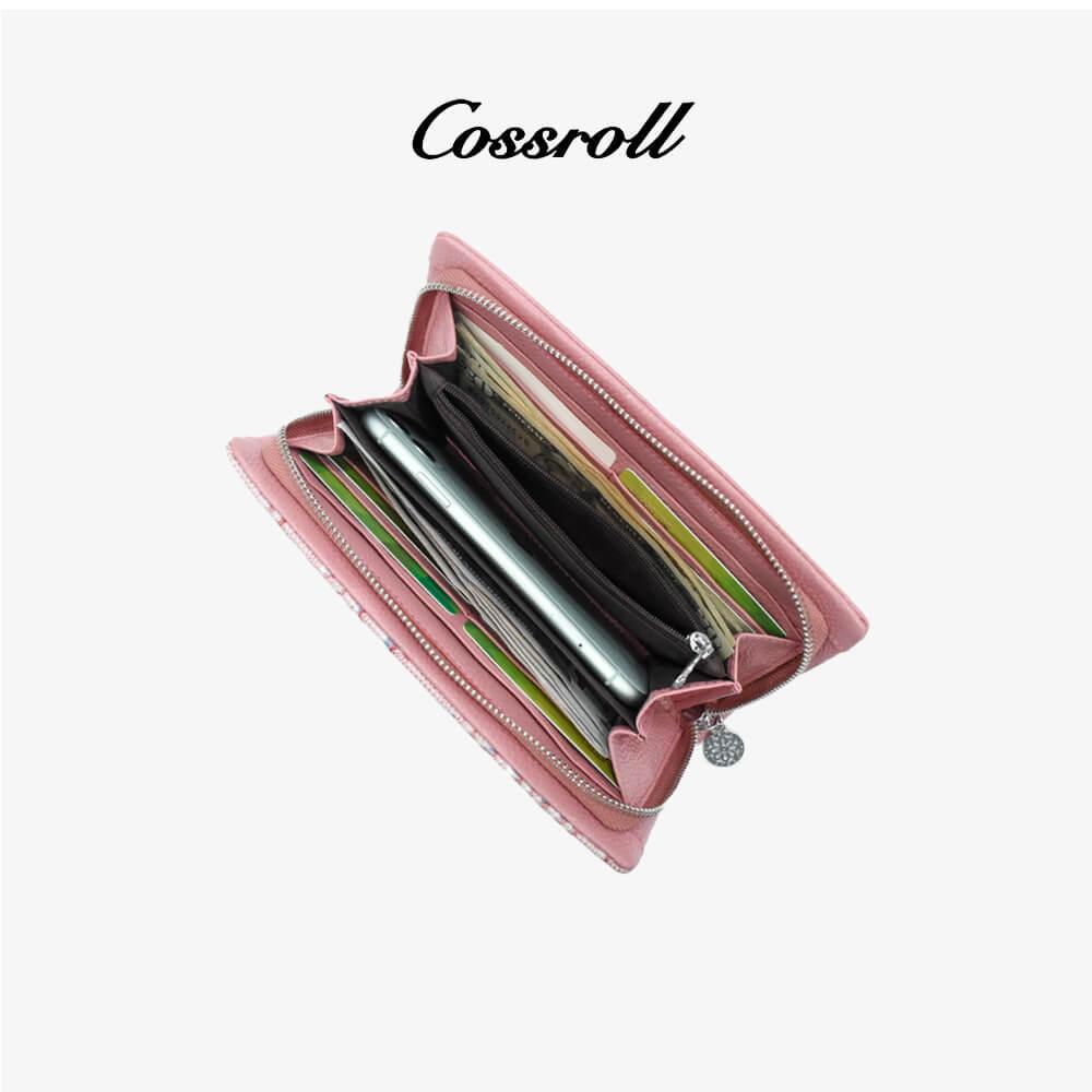 Clutch Zipper Wallet For Women - cossroll.leather