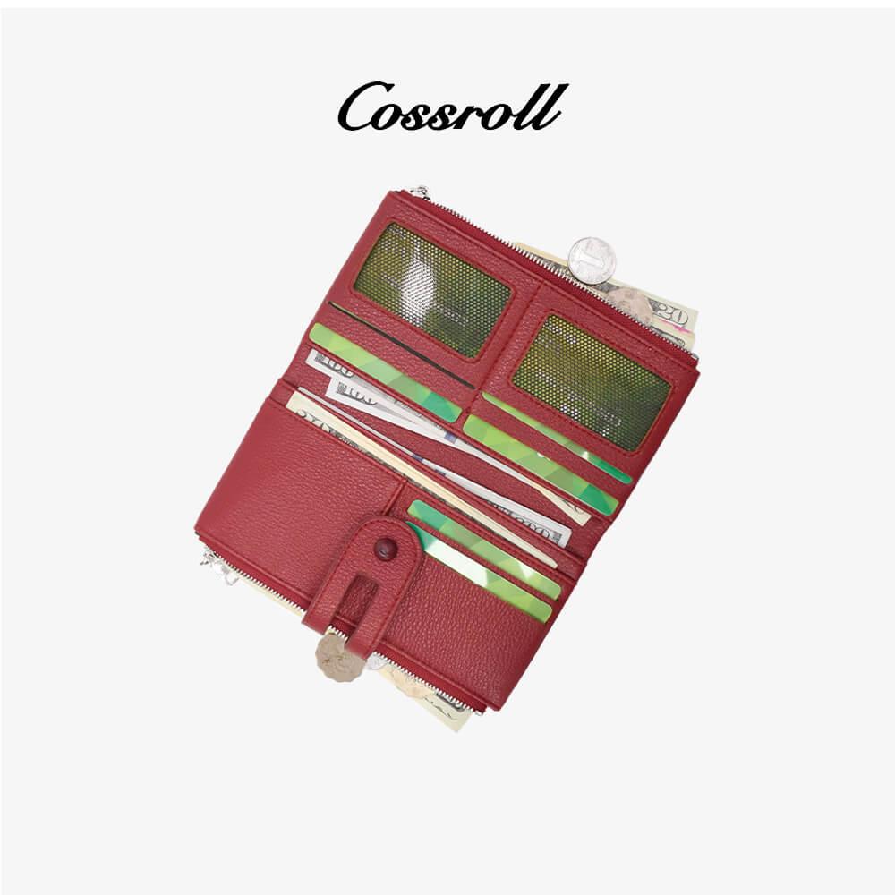 Women PU Leather Wallets Handmade Wholesale - cossroll.leather