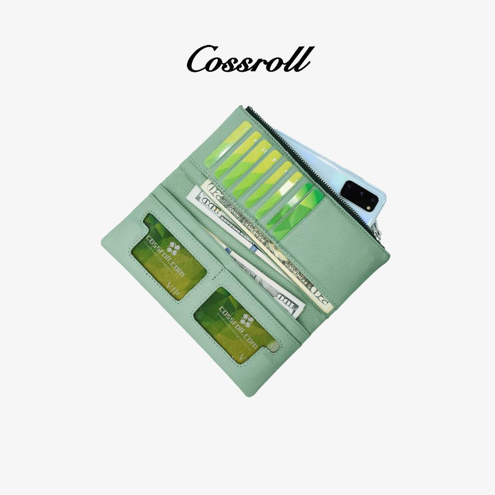 Women Leather Wallets Wholesale Card Slots Gradient - cossroll.leather