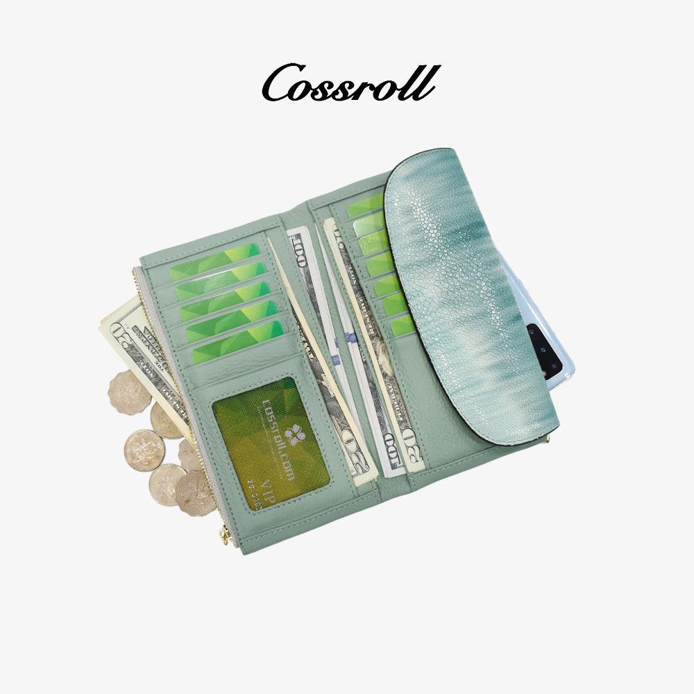 Women Long Wallet Zipper Wholesale Factory Direct - cossroll.leather