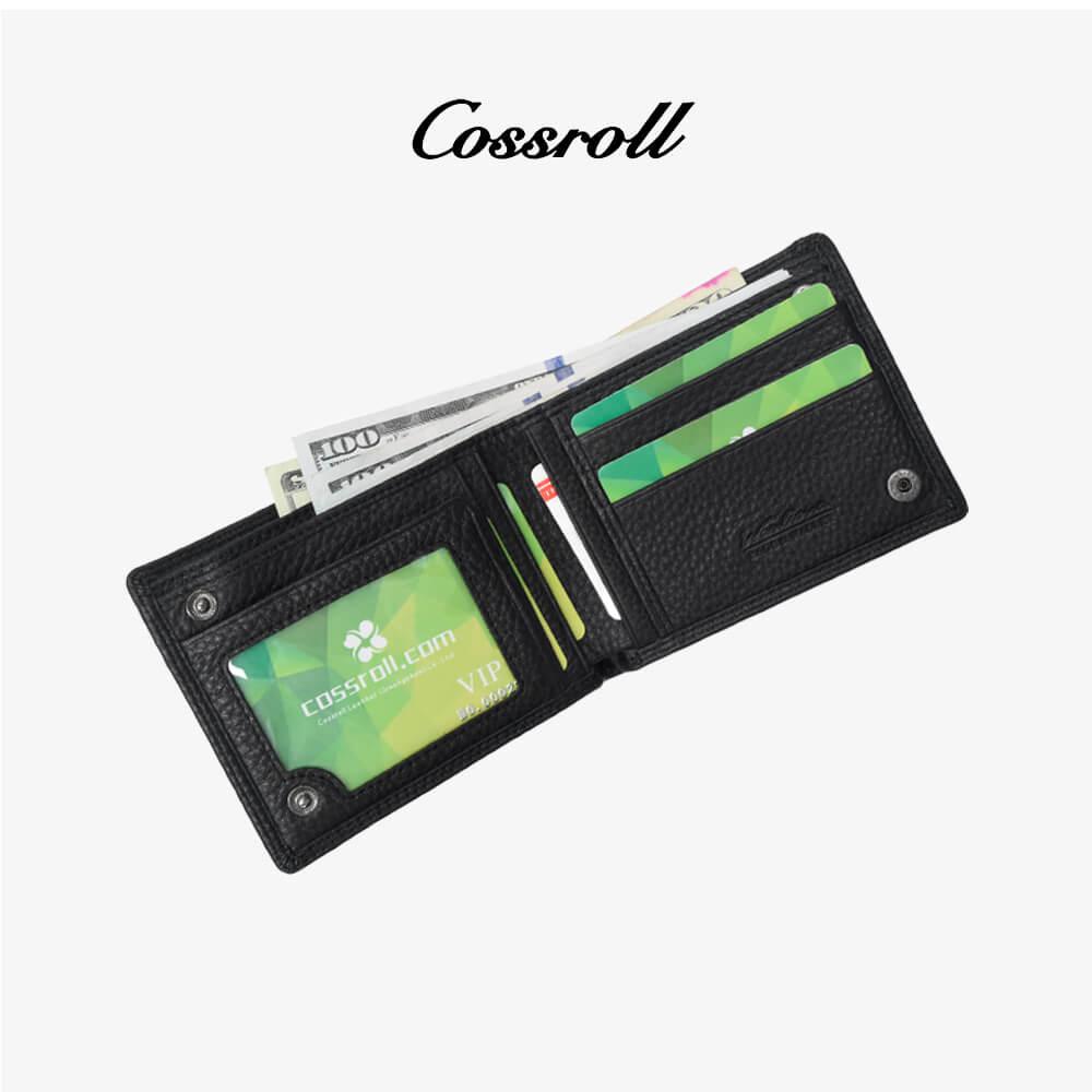 Custom Mens Leather Wallet Custom Manufacturer- cossroll.leather