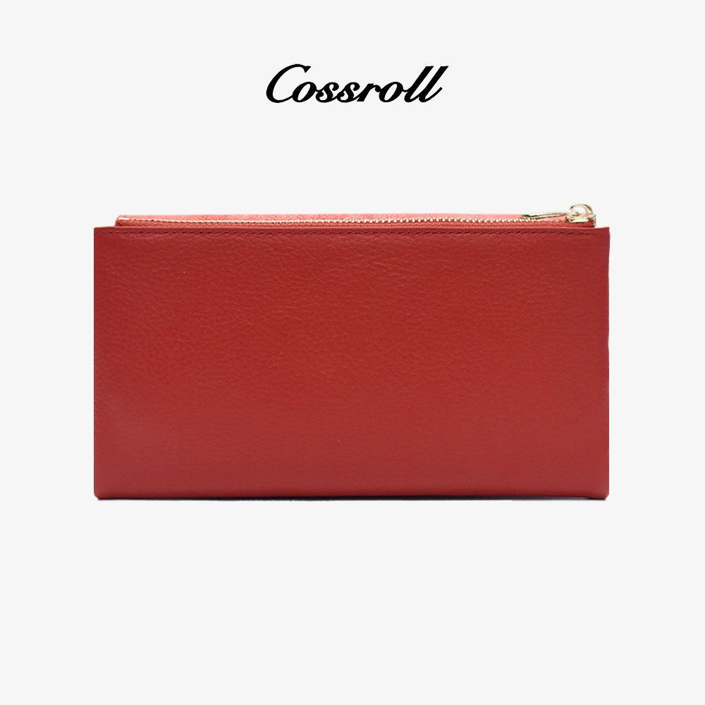 Large Capacity Real Leather Wallets Women Customized - cossroll.leather