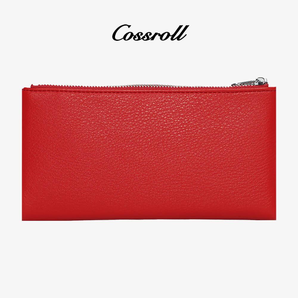 Women Leather Long Wallets With Card Slots - cossroll.leather