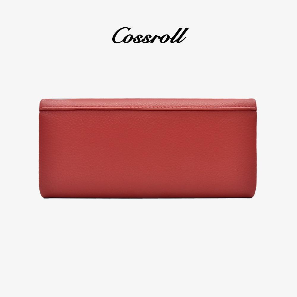 Customized Leather Wallets Bifold Long Purse Wholesale - cossroll.leather