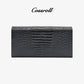 Glossy Genuine Leather Long Wallet Wholesale - cossroll.leather