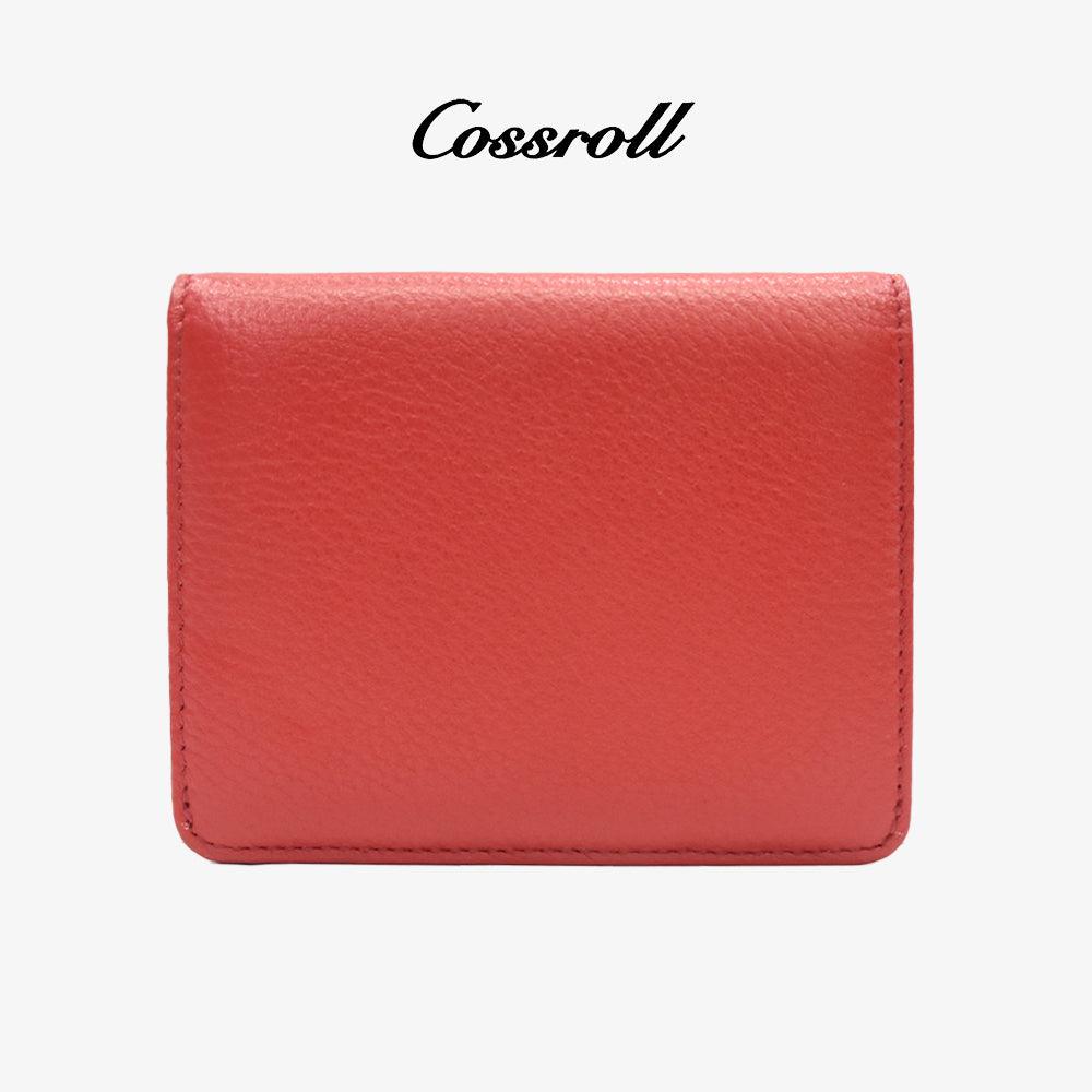 Customized Leather Short Wallets Bifold Card Slots - cossroll.leather