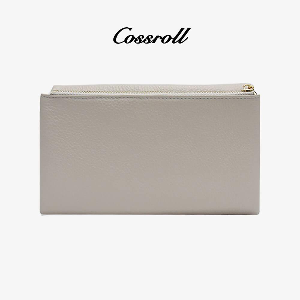 Women Leather Wallets Minimalist RFID Blocking - cossroll.leather