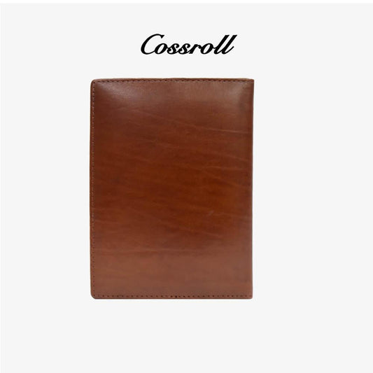 Customized Leather Passport Card Holder Wallet - cossroll.leather