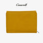 Genuine Leather Trifold Short Wallet - cossroll.leather