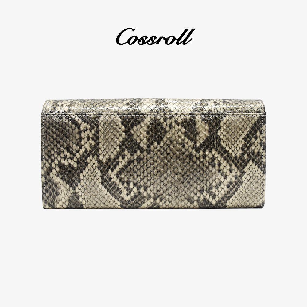 Python Wallet Customized Wholesale Large Capacity - cossroll.leather