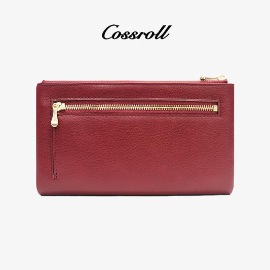 Genuine Leather Bifold Zipper Wallets Wholesale - cossroll.leather