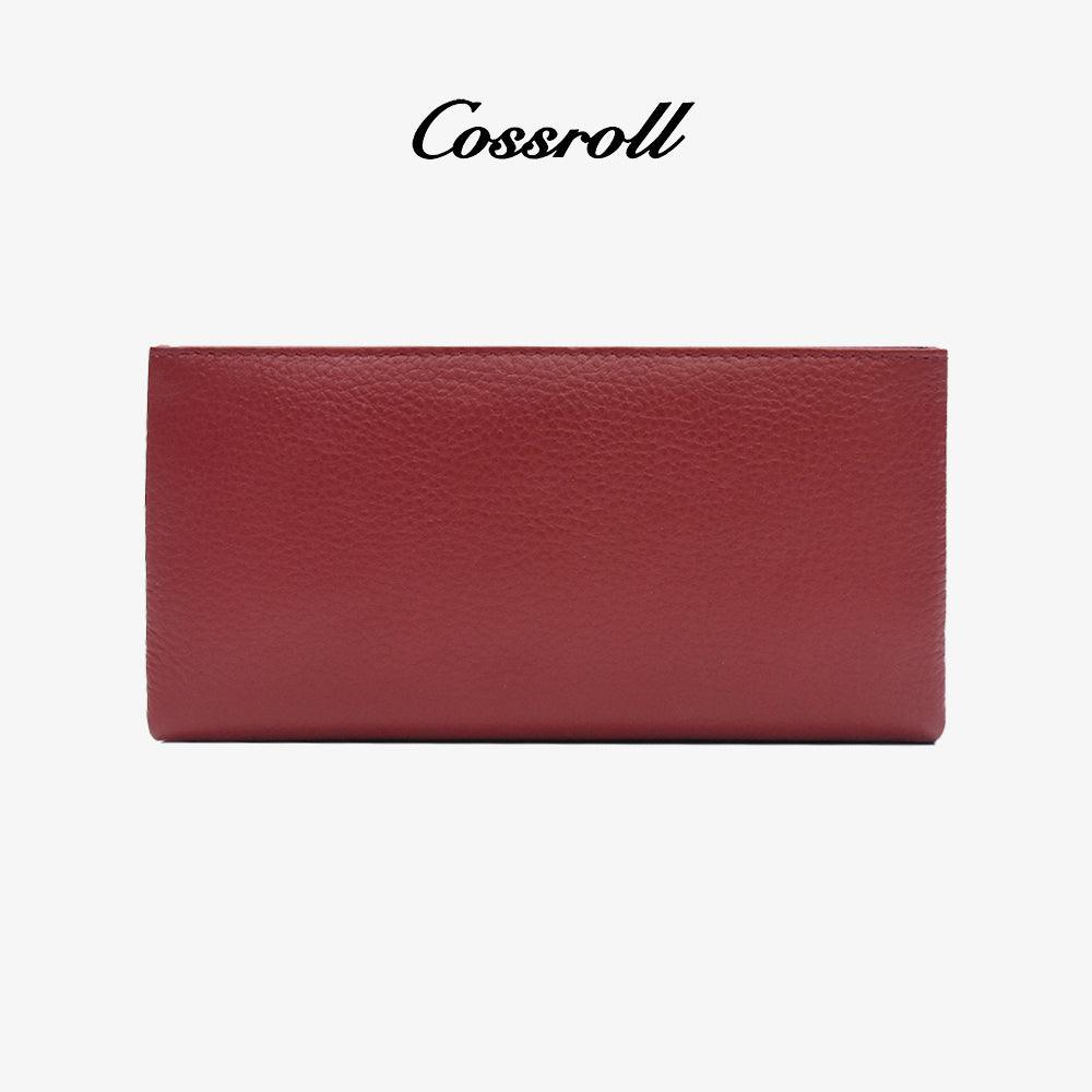 Bifold Leather Women Wallets With Card Slots - cossroll.leather