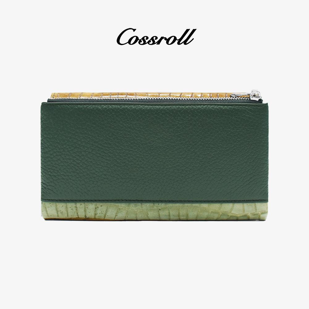 Glossy Women Leather Wallets Logo Prints Customized - cossroll.leather