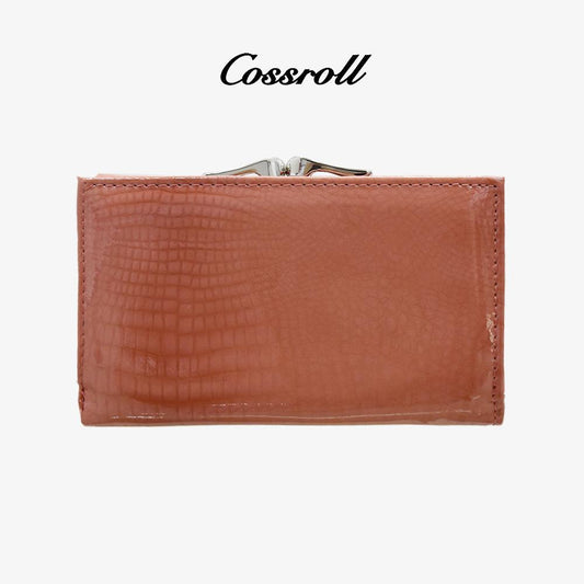 Crocodile Leather Trifold Short Wallet - cossroll.leather