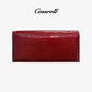 Glossy Ladies Leather Long Wallet - cossroll.leather