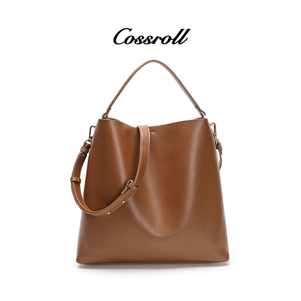 Cowhide Leather Large Crossbody Bag