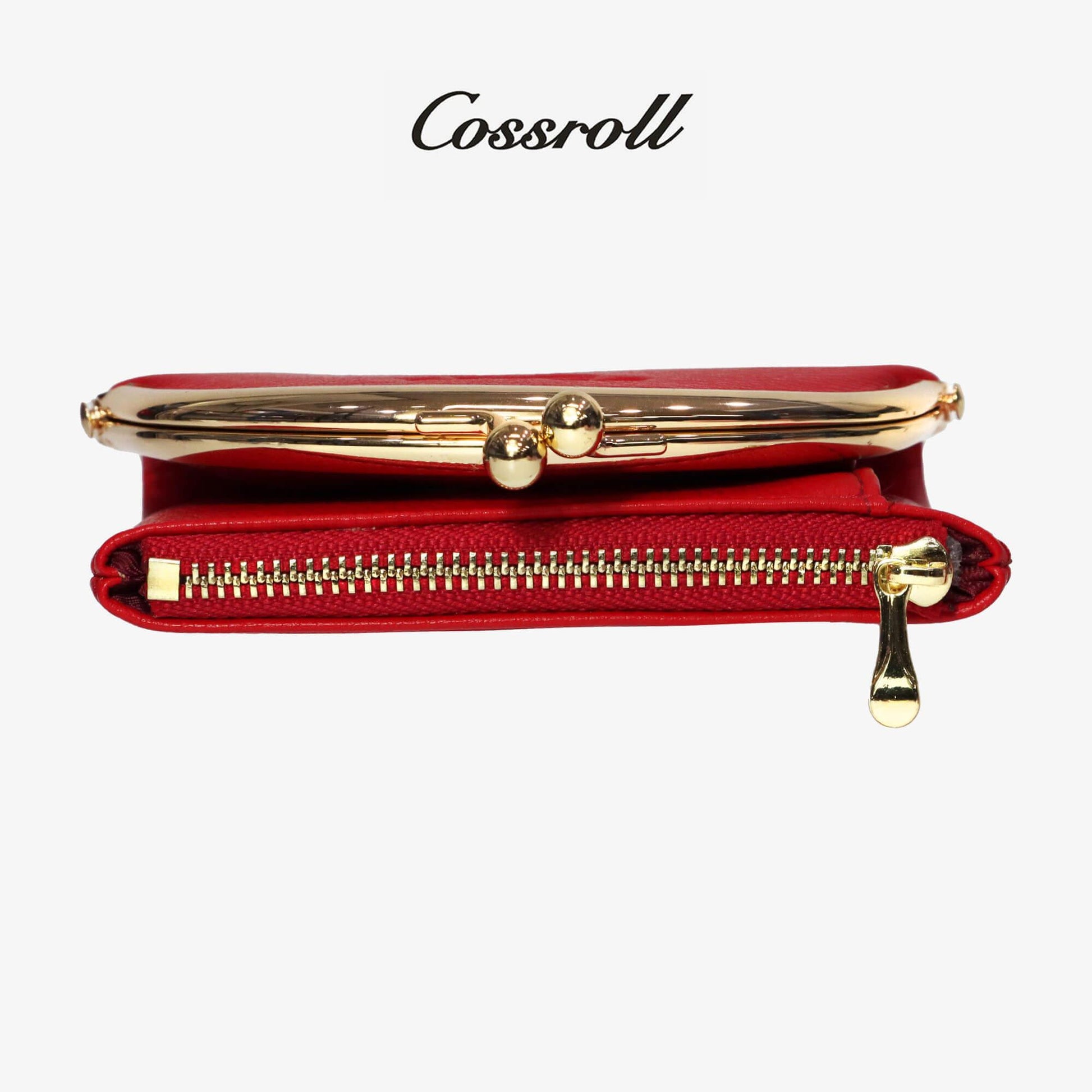 Coin PU Leather Purse Zipper Customized Wholesale - cossroll.leather