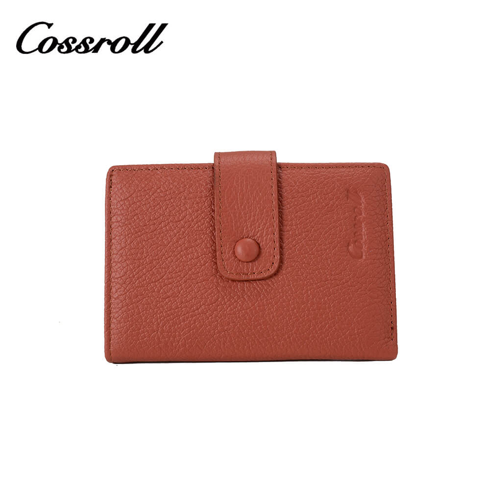 Small Coin Purse Cowhide Leather Wallet Manufacturer