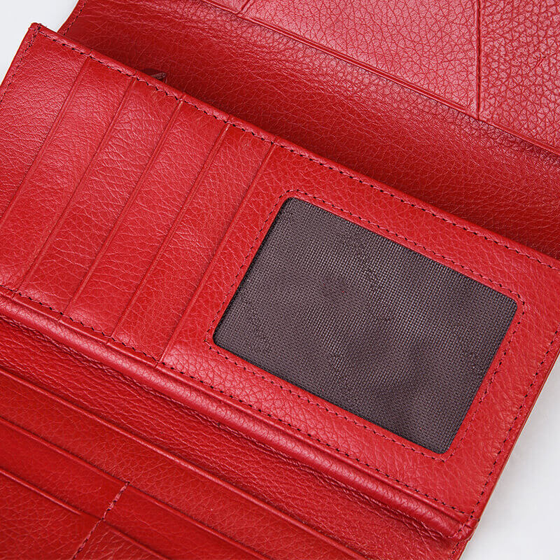 Cossroll Ladies Long Patent Leather Wallet Manufacturer