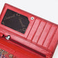 Vintage Floral Lady Long Leather Wallets