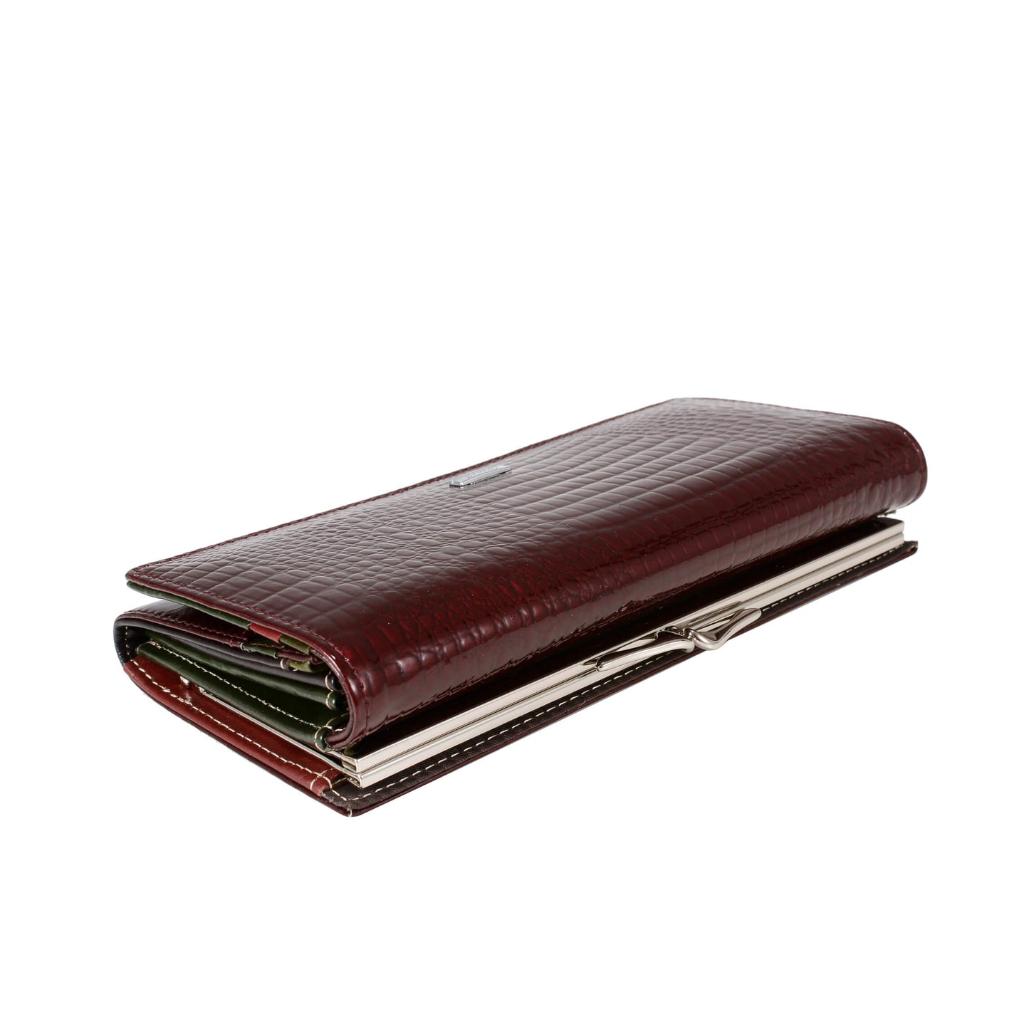 Crocodile Women Long Cowhide Leather Wallet Manufacturer