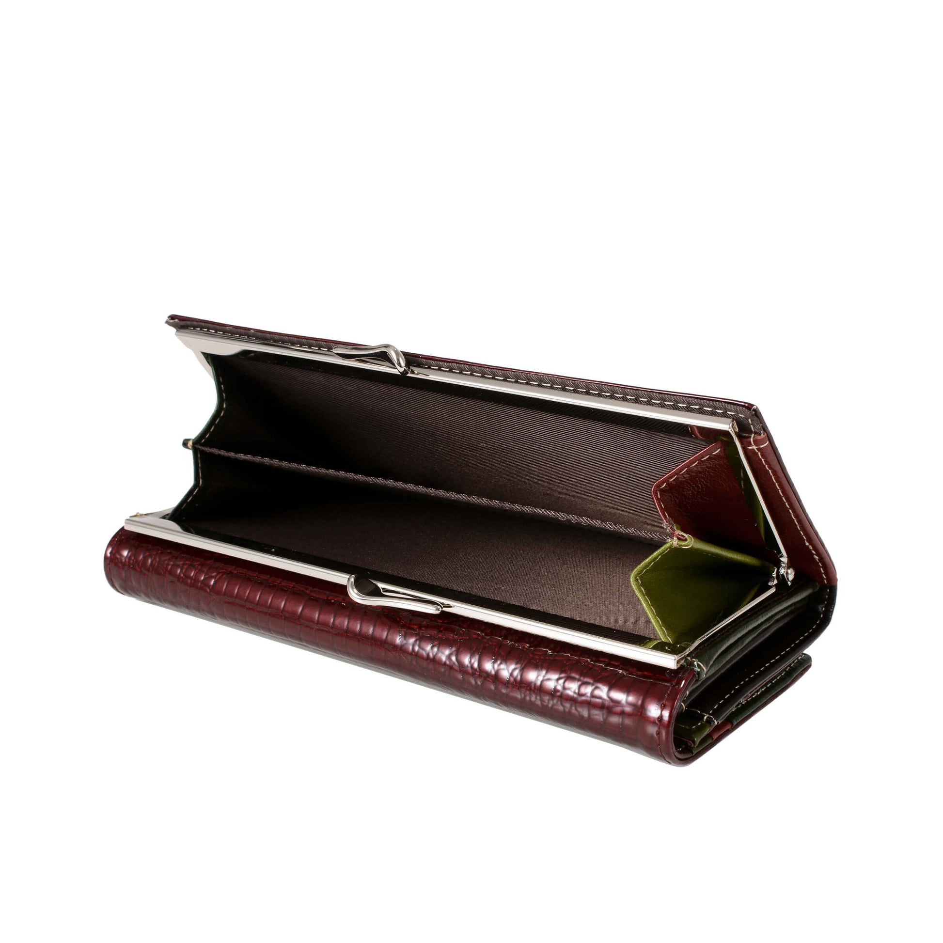 Crocodile Women Long Cowhide Leather Wallet Manufacturer