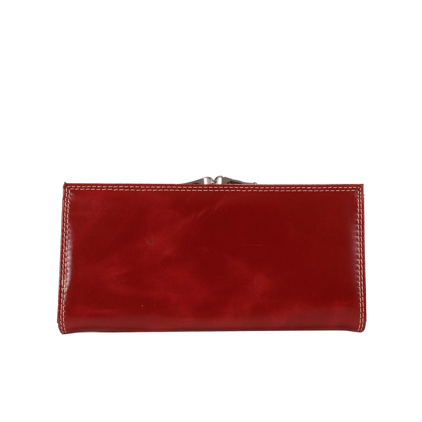 Clutch Lady Long Cowhide Waxed Leather Wallet