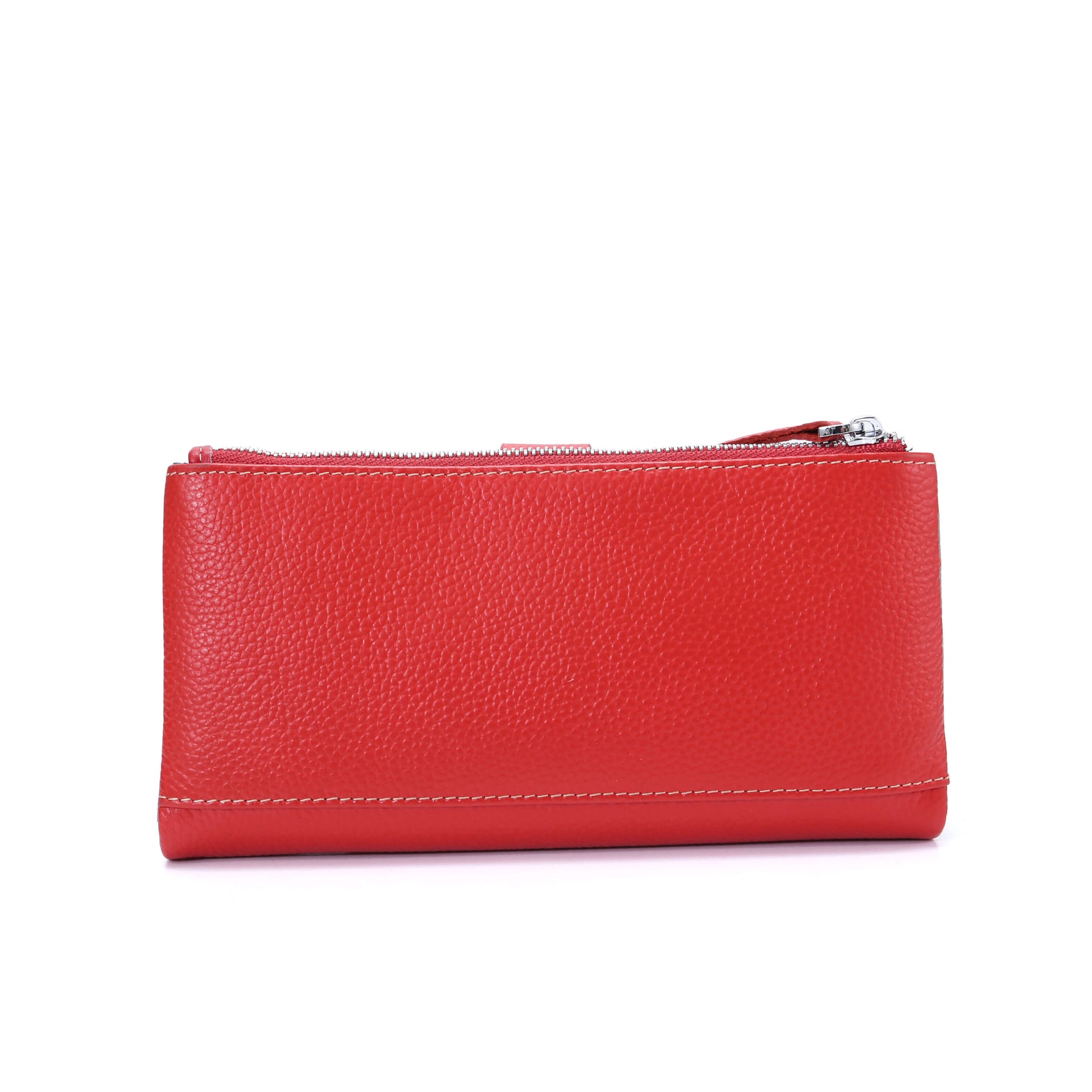 Women Cowhide Lychee Long Leather Wallet Manufacturer