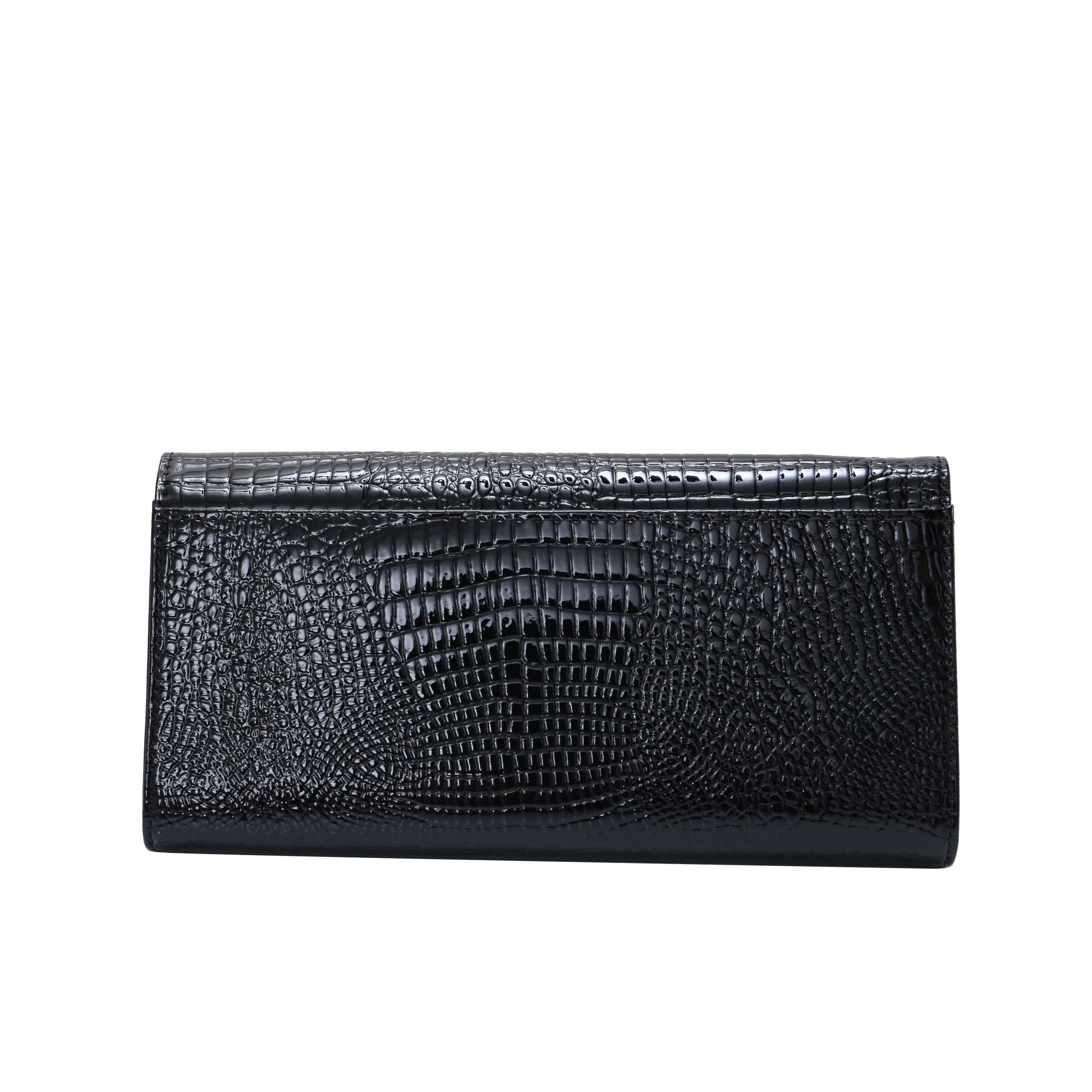 Crocodile Bifold Long Cowhide Leather Wallet Manufacturer