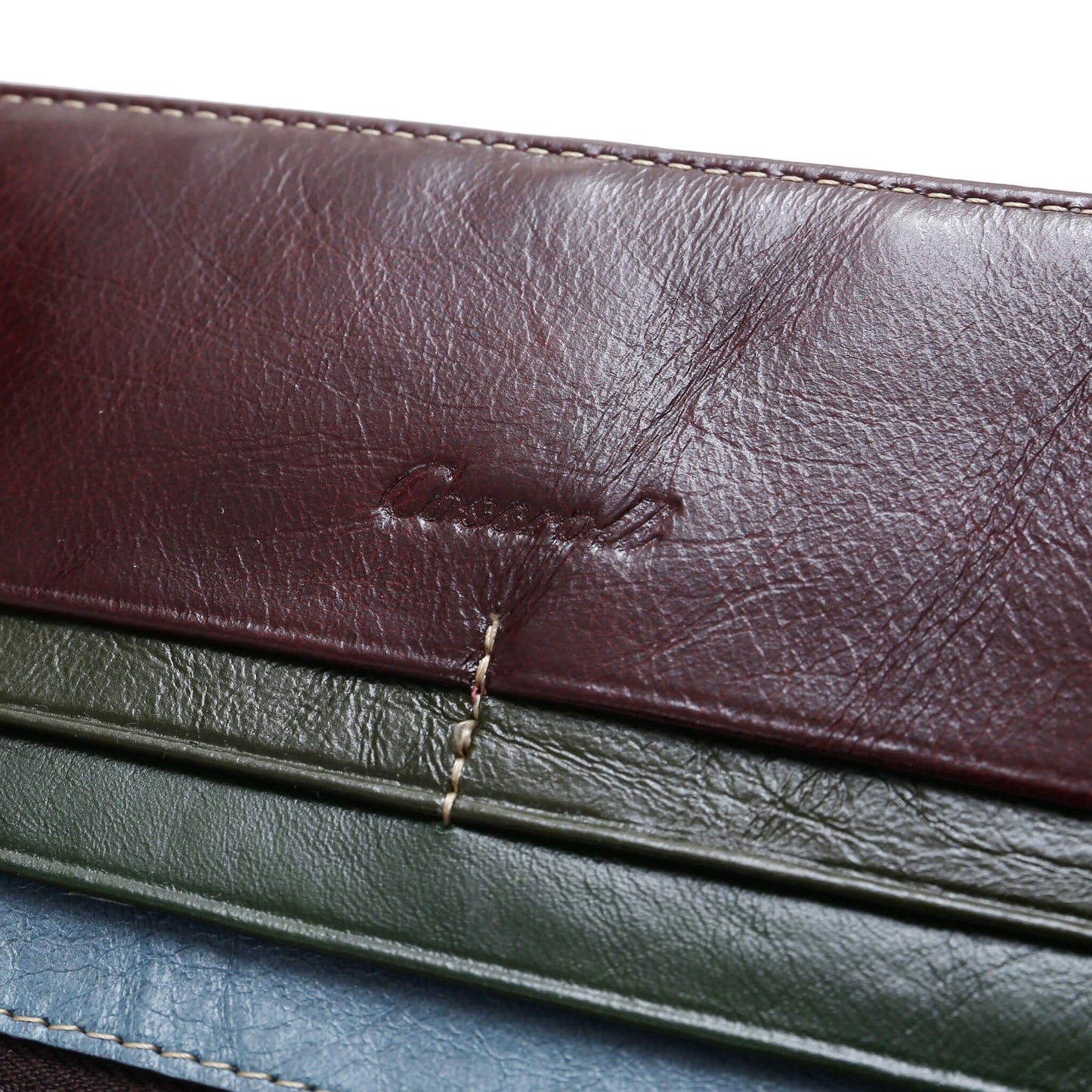 Crocodile Bifold Long Cowhide Leather Wallet Manufacturer