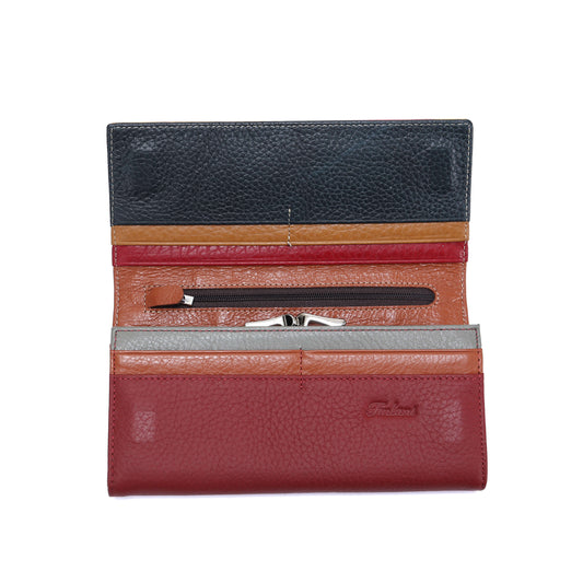 Cossroll Colorful Ladies Patent Leather Long Wallets Maker