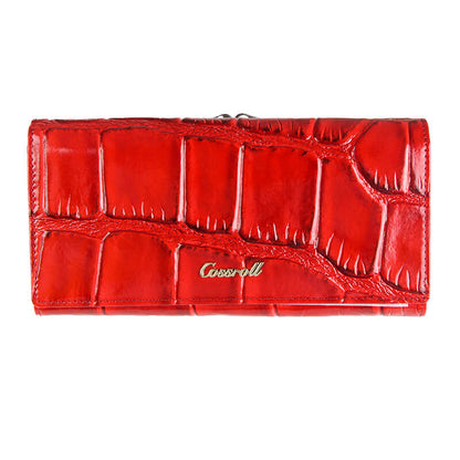 Cossroll Crocodile Long Patent Leather Wallet Manufacturer