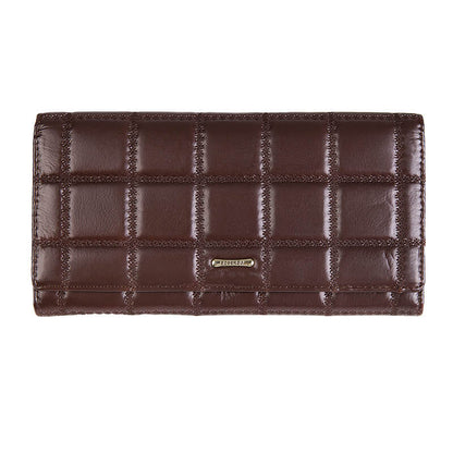 Cossroll Chocolate Texture Long Cowhide Leather Wallet Manufacturer