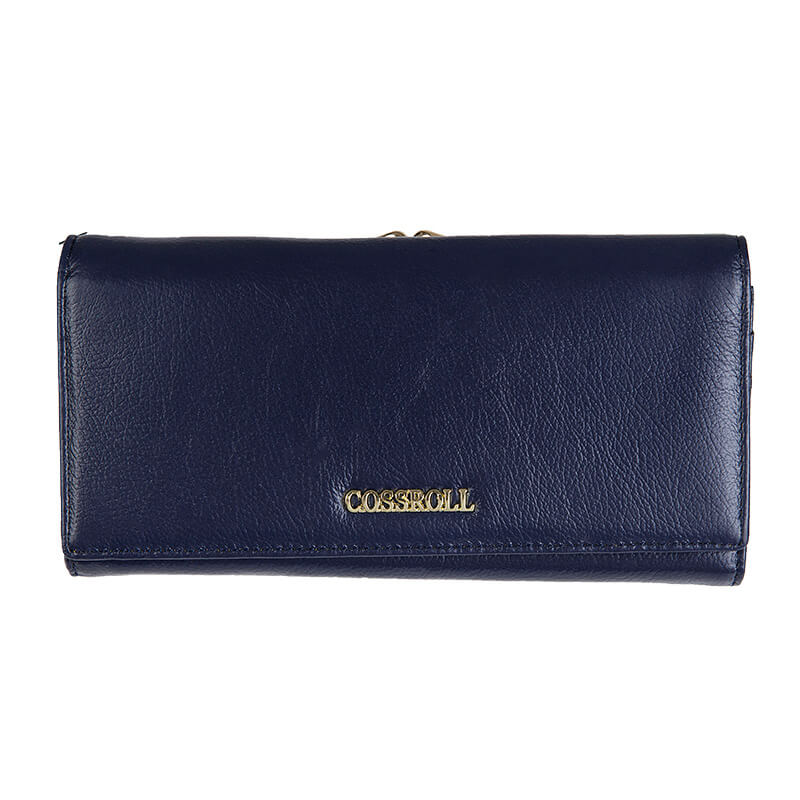 Cossroll Clutch Lady Long Cowhide Leather Wallet Manufacturer