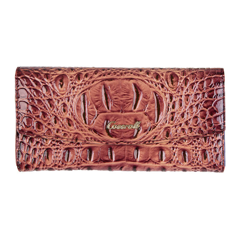 Cossroll Crocodile Lady Long Patent Leather Wallets Manufacturer