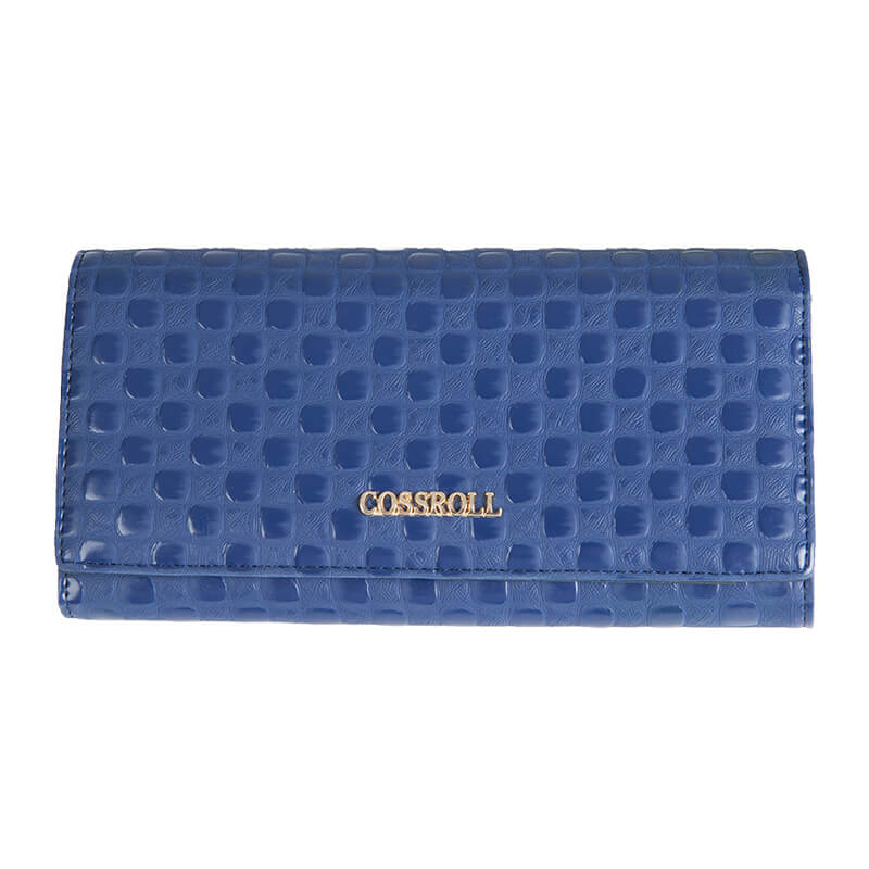 Cossroll Women Dots Long Cowhide Leather Wallet Manufacturer