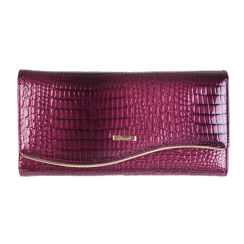 Crocodile Envelop Women Long Patent Leather Wallets Manufacturer