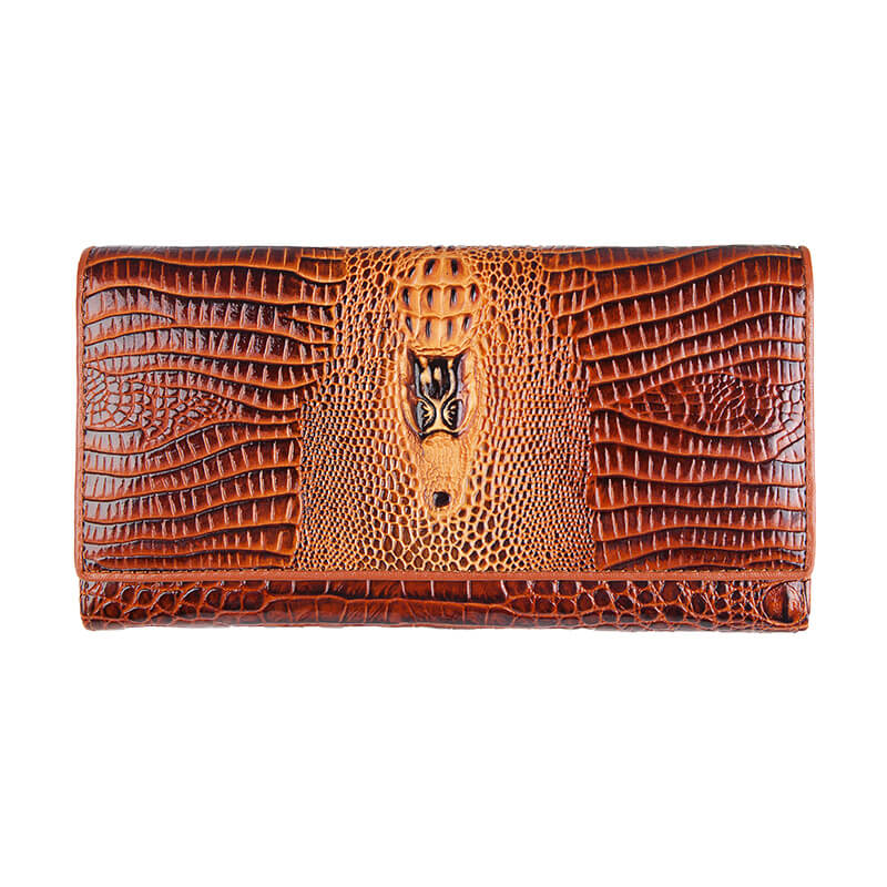 Bifold Vintage Dragon Lady Long Leather Wallets Manufacturer