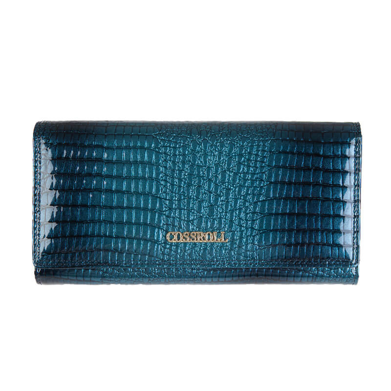 Cossroll Crocodile Bifold Long Cowhide Leather Wallet Manufacturer