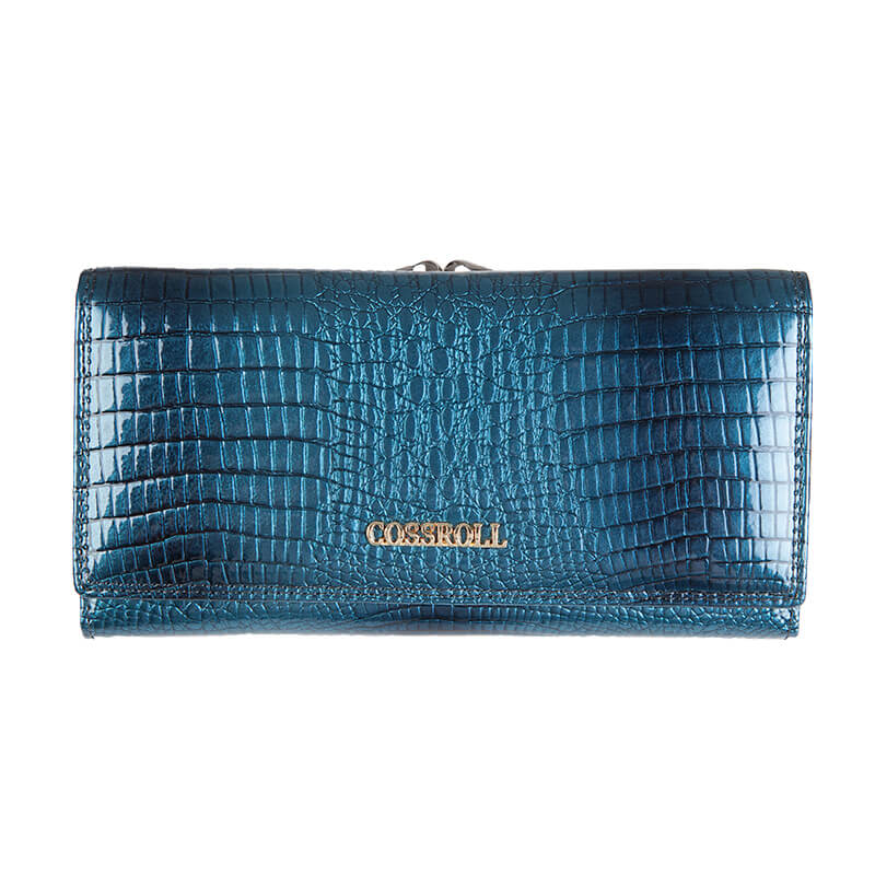 Crocodile Clutch Lady Long Cowhide Leather Wallet Manufacturer