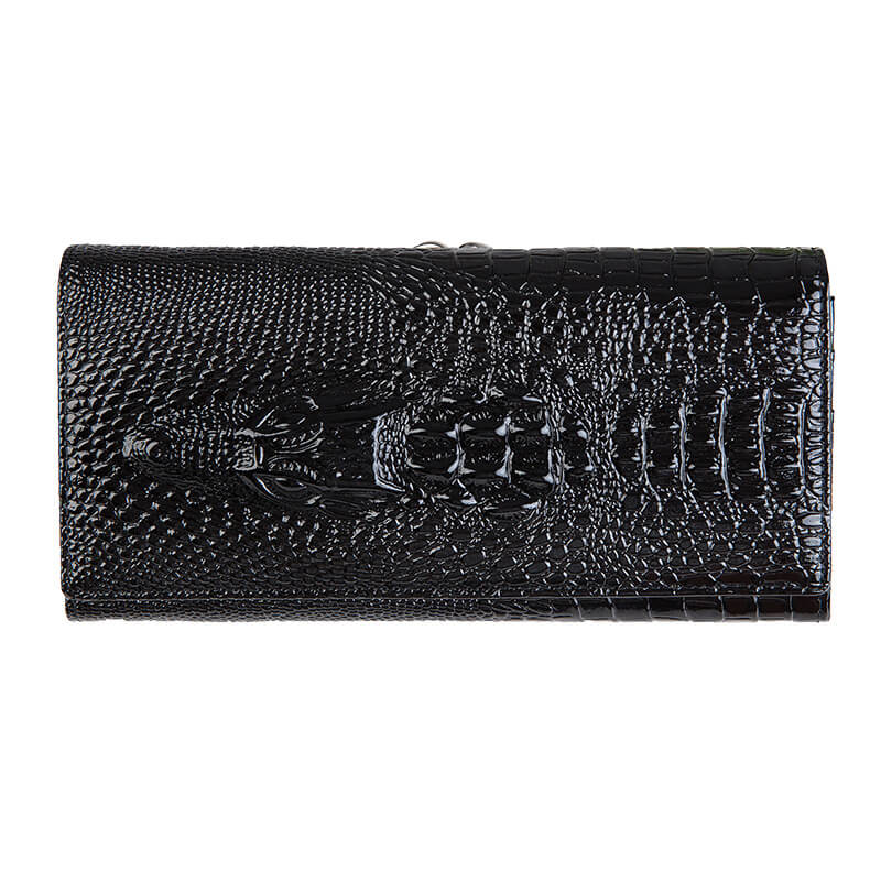 Cossroll Dragon Clutch Lady Long Cowhide Leather Wallets Manufacturer