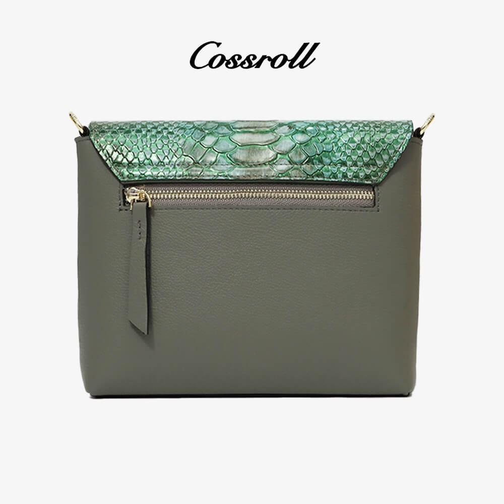 Crocodile Pattern Leather Crossbody Bag For Women - cossroll.leather