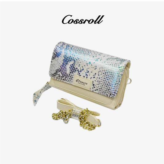 Python Small Purse Crossbody Leather Bag - cossroll.leather